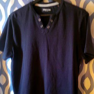 Kenneth Cole New York Stretch Casual Short-Sleeve Shirt, Medium